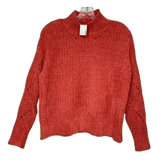 Maurices Fuzzy Soft Mock Neck Pullover Sweater - Picture 1 of 5